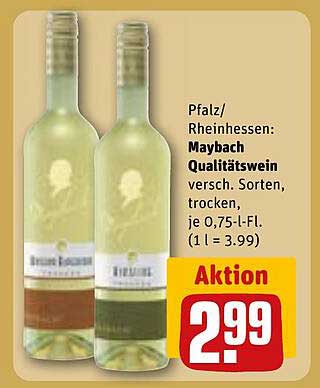Maybach Qualitätswein 0,75 l