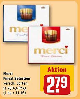 Merci Finest Selection 250 g - Edle Pralinenmischung
