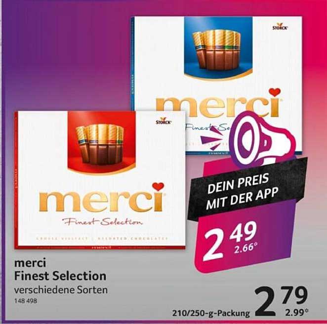 merci Finest Selection verschiedene Sorten