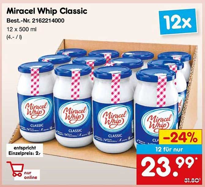 Miracel Whip Classic 12 x 500 ml