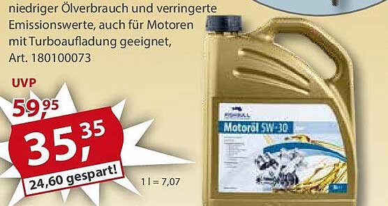 Motoroil SW-30 - Hochwertiges Motoröl für optimale Leistung