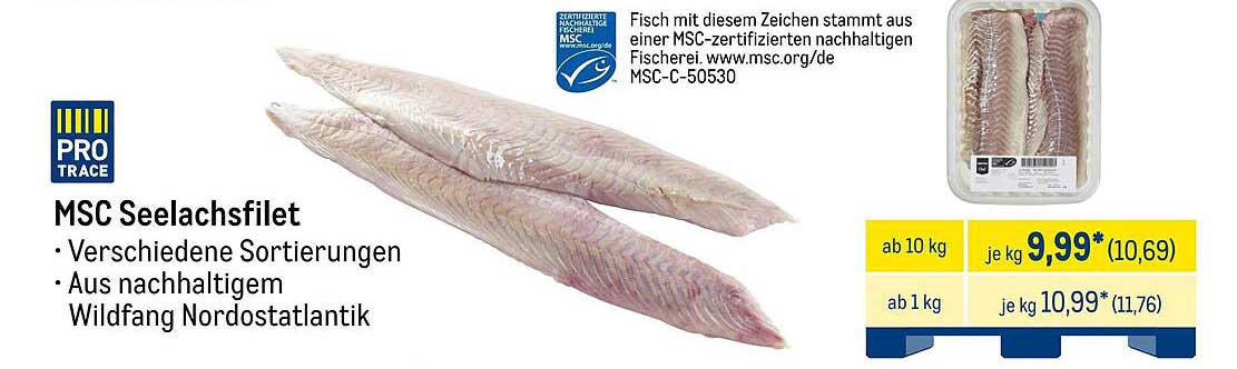 MSC Seelachsfilet – Nachhaltiger Genuss aus dem Nordostatlantik