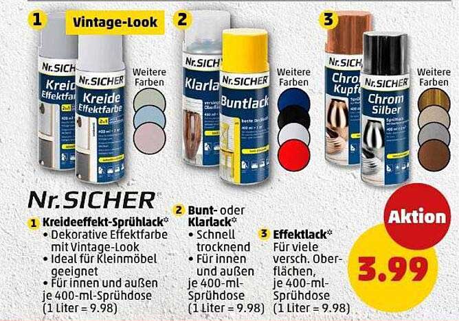 Nr.SICHER Effektlack 400-ml-Sprühdose
