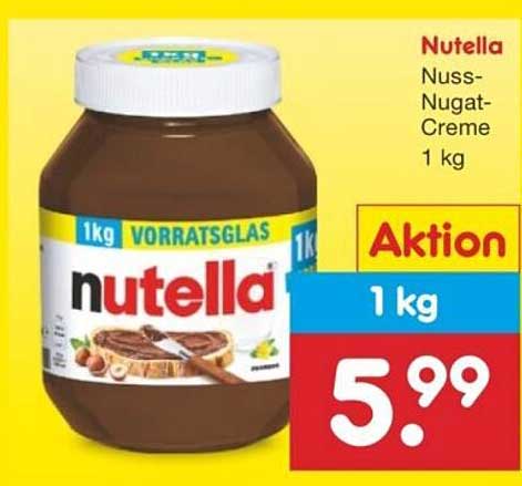 Nutella Nuss-Nugat-Creme 1 kg