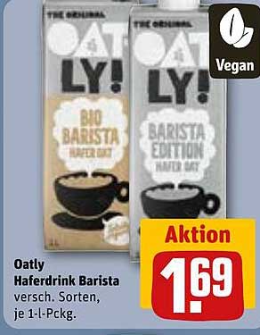 Oatly Haferdrink Barista 1 l