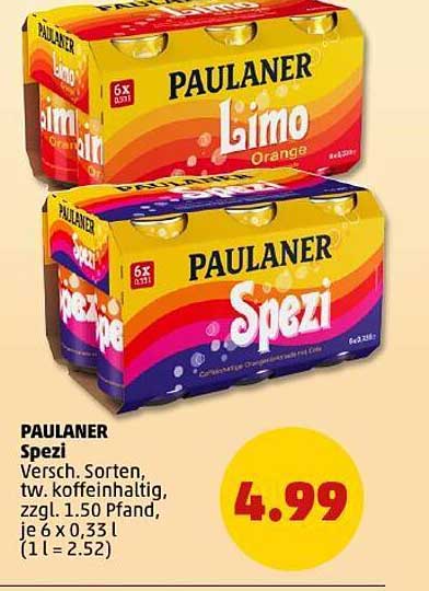 PAULANER Spezi - Erfrischung der besonderen Art