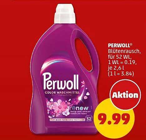 PERWOLL® Blütenrausch - Color Waschmittel für 52 WL