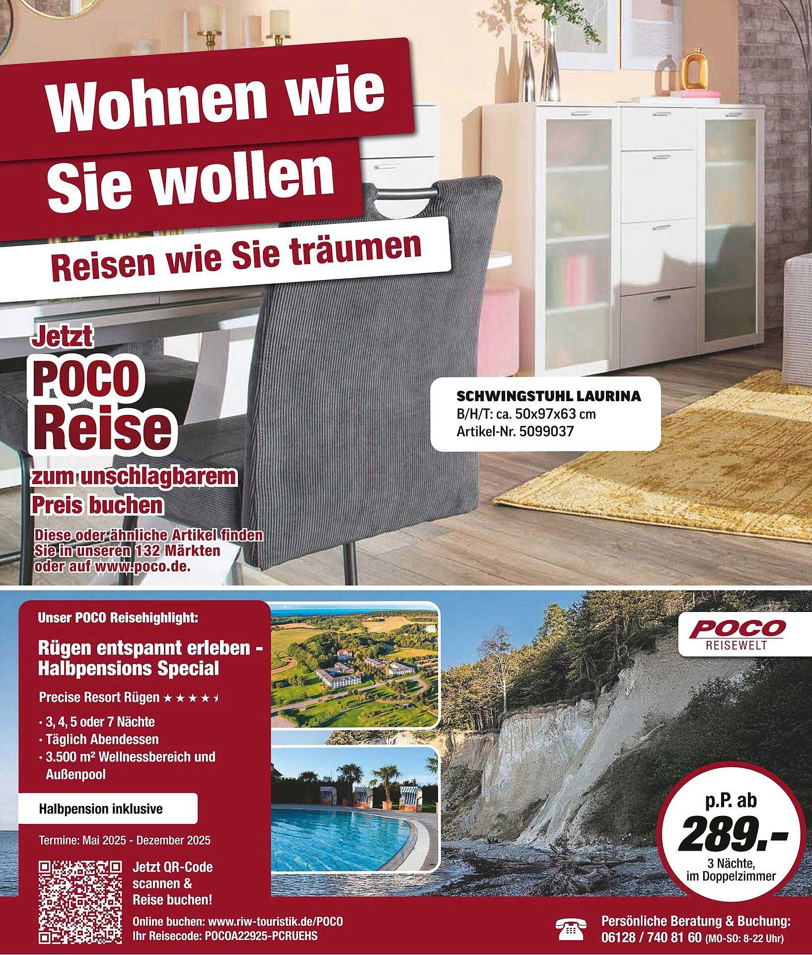 Poco Reise - Rügen entspannend erleben - Halbpensions Special