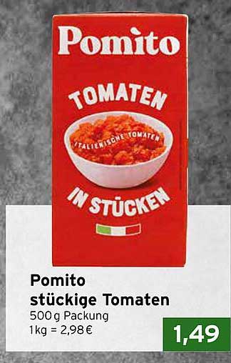 Pomito stückige Tomaten 500g Packung