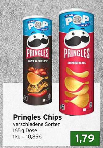 Pringles Chips - verschiedene Sorten 165 g Dose