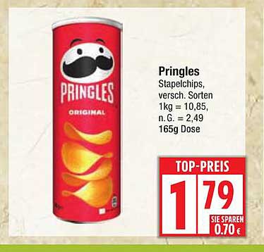Pringles Stapelchips Original 165g - Top-Preis!