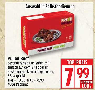 Pulled Beef von Fresh Kitchen - 400g