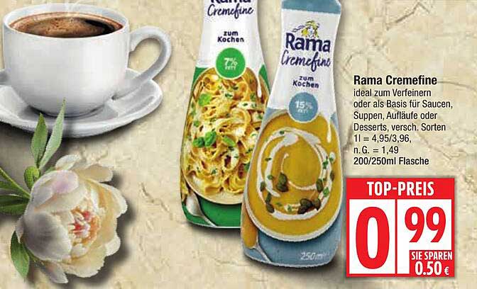 Rama Cremefine 250ml - zum Kochen