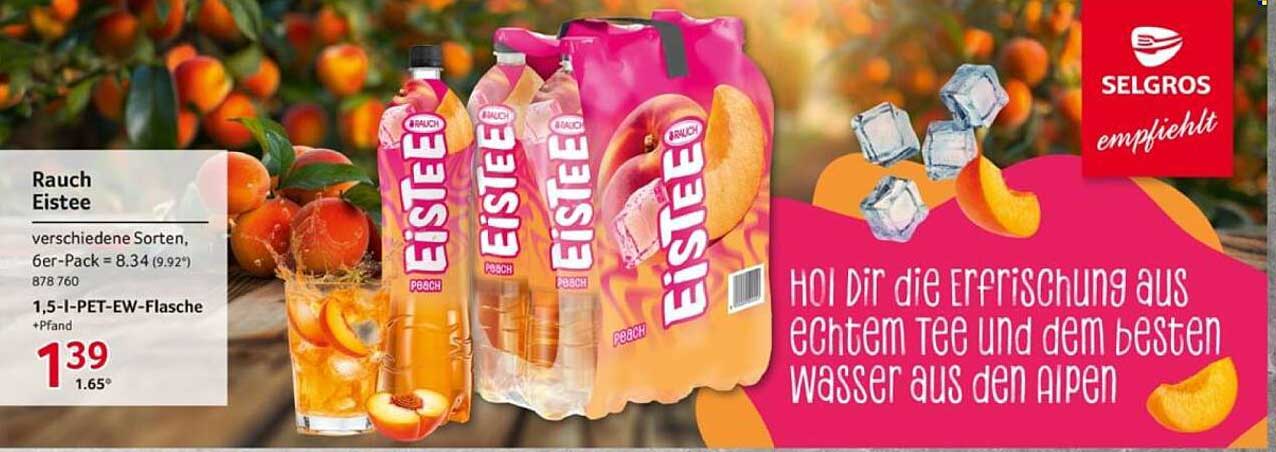 Rauch Eistee 6er-Pack – verschiedene Sorten