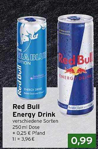 Red Bull Energy Drink verschiedene Sorten 250ml Dose