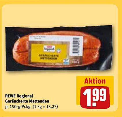 REWE Regional Geräucherte Mettenden