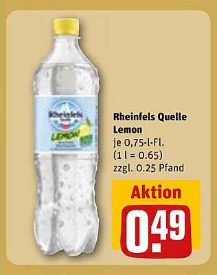 Rheinfels Quelle Lemon 0,75 l