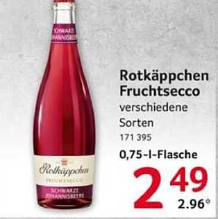Rotkäppchen Fruchtsecco verschiedene Sorten 0,75-l-Flasche