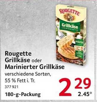 Rougette Grillkäse oder marinierter Grillkäse, 180-g-Packung