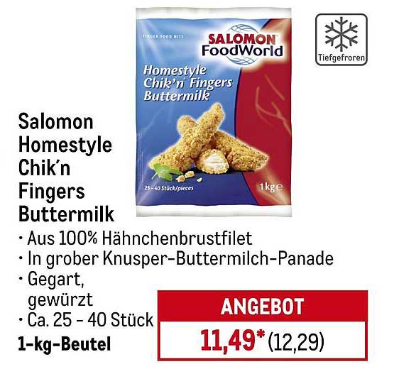Salomon Homestyle Chik’n Fingers Buttermilk 1 kg