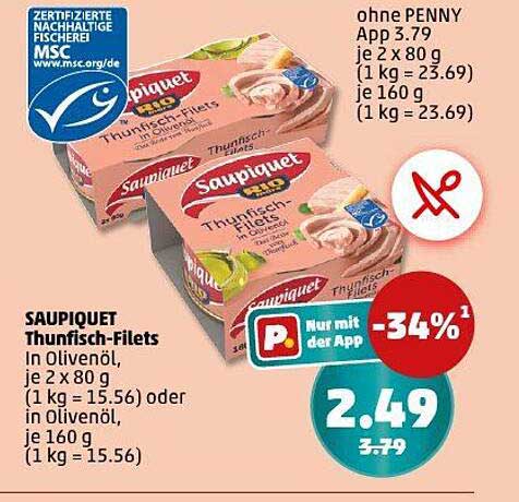 SAUPIQUET Thunfisch-Filets in Olivenöl