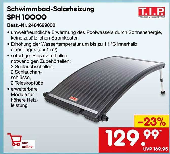 Schwimmbad-Solarheizung SPH 10000