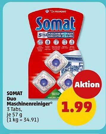 Somat Duo Maschinenreiniger 3 Tabs