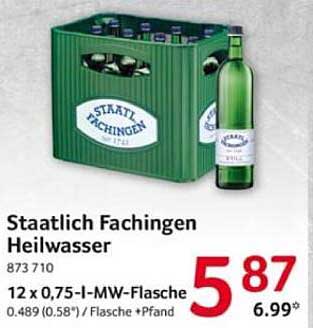 Staatlich Fachingen Heilwasser 12 x 0,75 l