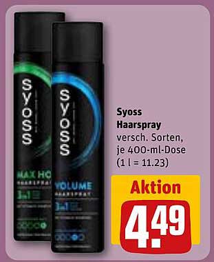 Syoss Haarspray, 400-ml-Dose, verschiedene Sorten