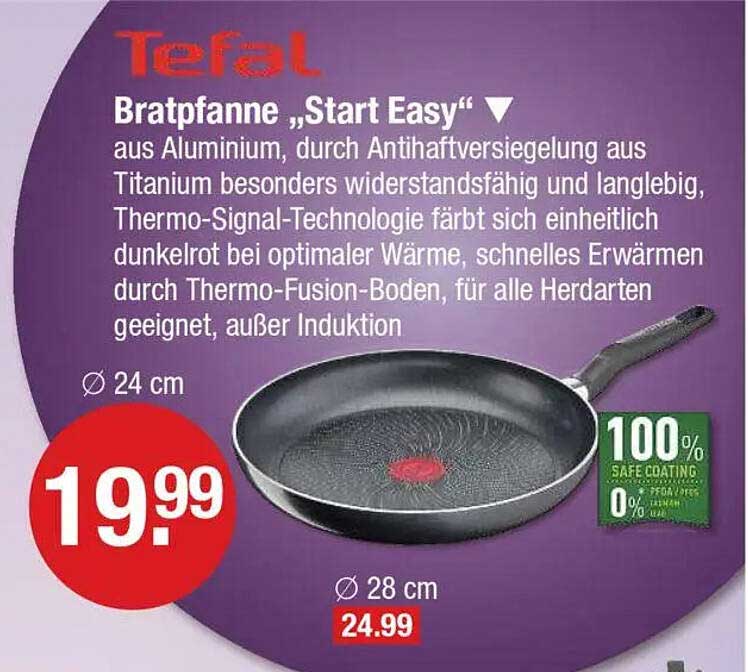 Tefal Bratpfanne „Start Easy“ 24 cm