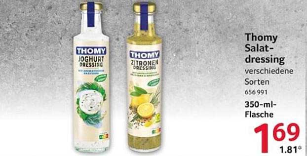 Thomy Salat-Dressing - Joghurtdressing & Zitronendressing 350-ml-Flasche