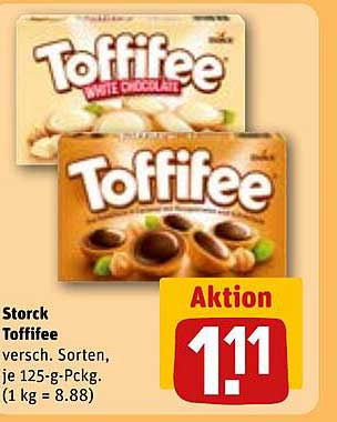Toffifee - Storck Sorten, je 125-g-Pckg.