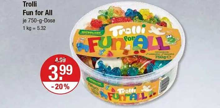 Trolli Fun for All 750-g-Dose