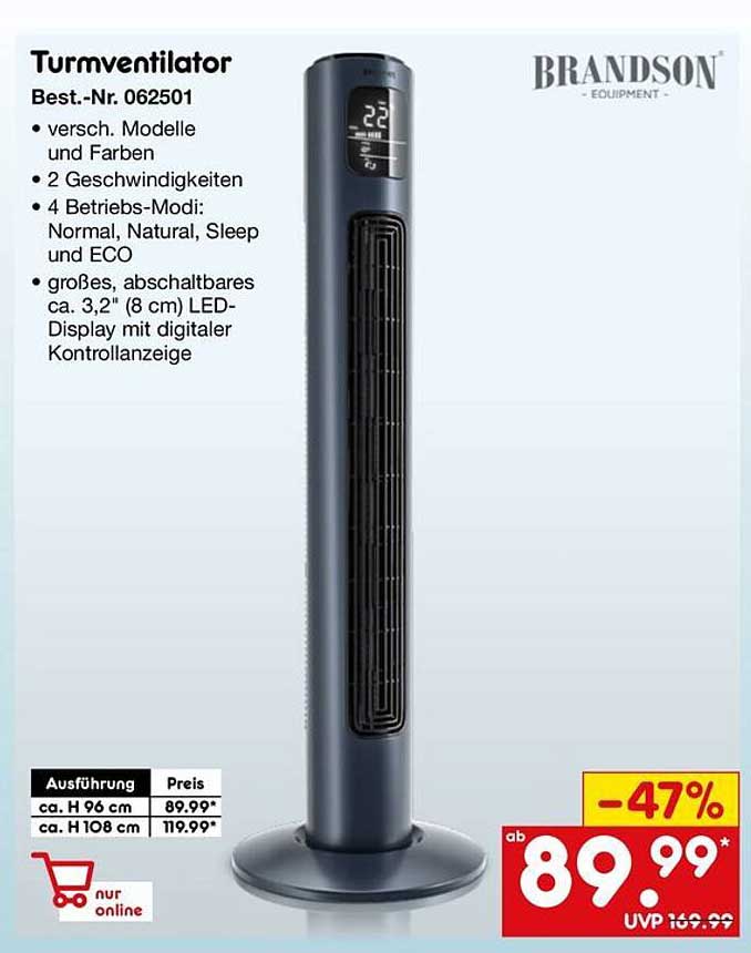 Turmventilator Brandson