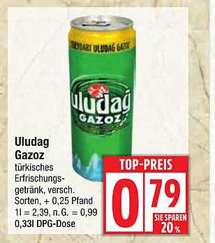 Uludag Gazoz - Türkisches Erfrischungsgetränk