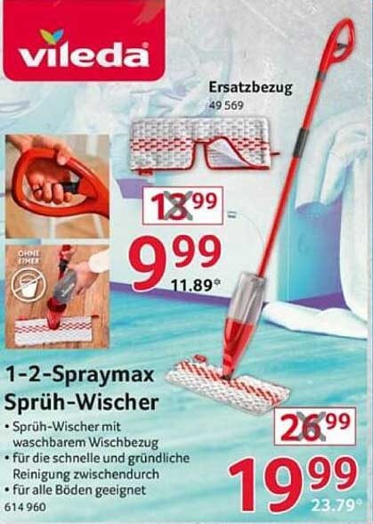 Vileda 1-2-Spraymax Sprüh-Wischer