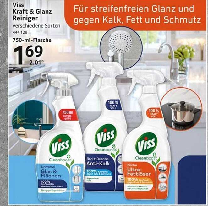 Viss Kraft & Glanz Reiniger - Verschiedene Sorten