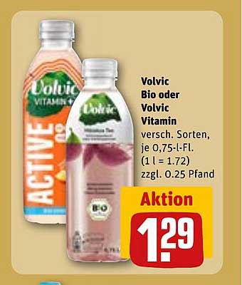 Volvic Bio oder Volvic Vitamin - verschiedene Sorten, je 0,75 l