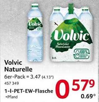 Volvic Naturelle - 1-Liter PET-Flasche
