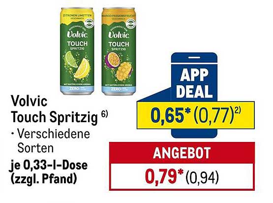 Volvic Touch Spritzig – Erfrischendes Geschmackserlebnis