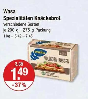 Wasa Spezialitäten Knäckebrot - verschiedene Sorten