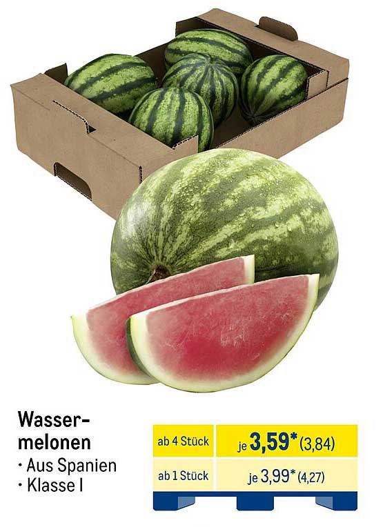 Wassermelonen - Aus Spanien - Klasse I