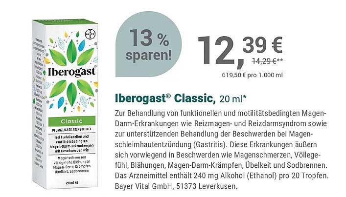 Iberogast® Classic, 20 ml*