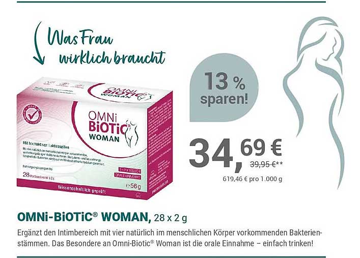 OMNi-BiOTiC® WOMAN, 28 x 2 g