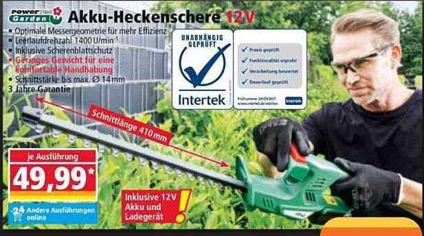 Akku-Heckenschere 12V