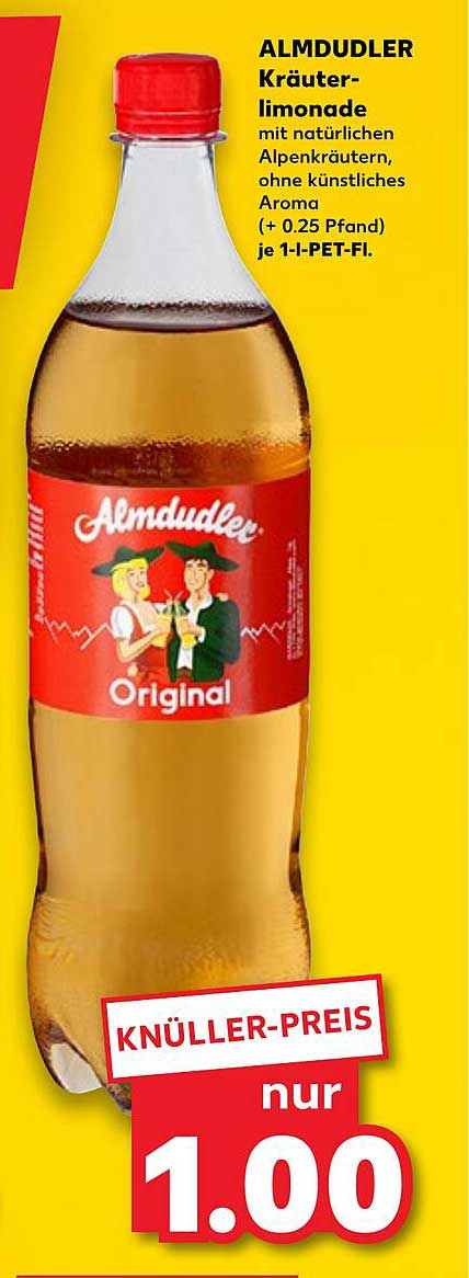 ALMDUDLER Kräuterlimonade 1L