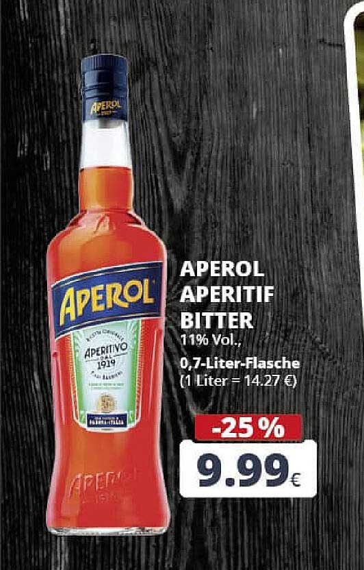 APEROL APERITIF BITTER 0,7 Liter