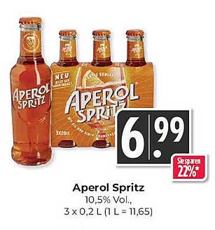 Aperol Spritz 3 x 0,2 L – Erfrischender Genuss für den Sommer