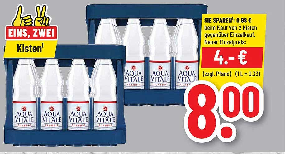 Aqua Vitalis Classic - 2 Kisten zum Sparpreis!