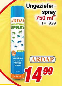 ARDAP Ungeziefer-Spray 750 ml